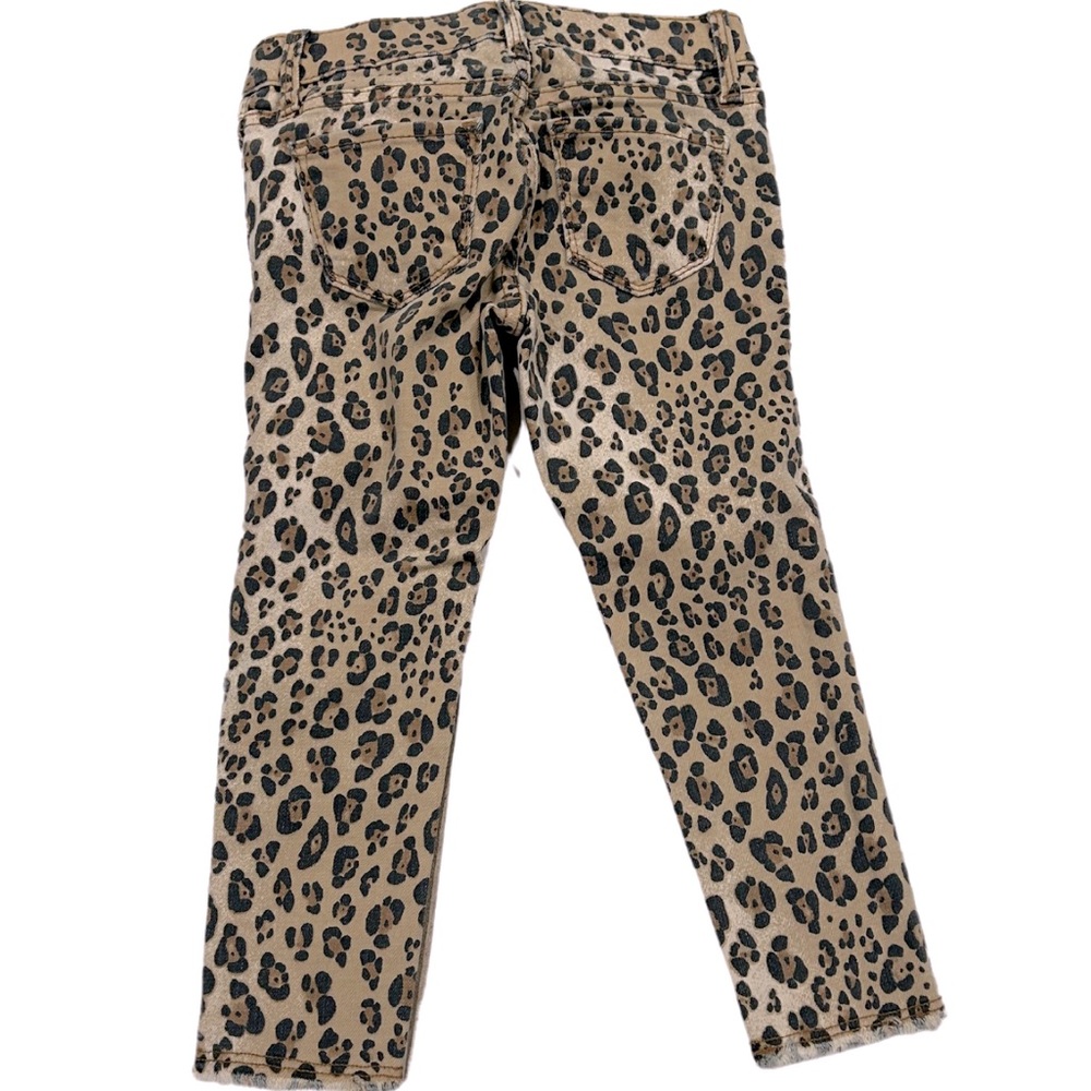Baby Gap Denim Leopard Print Super Skinny Ankle Jeans | Size 5T (Girls) - Picture 2 of 5